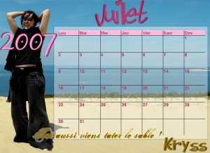 Juillet - Kryss